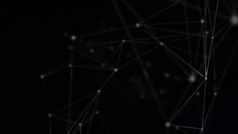 animation of networks of connections over black background