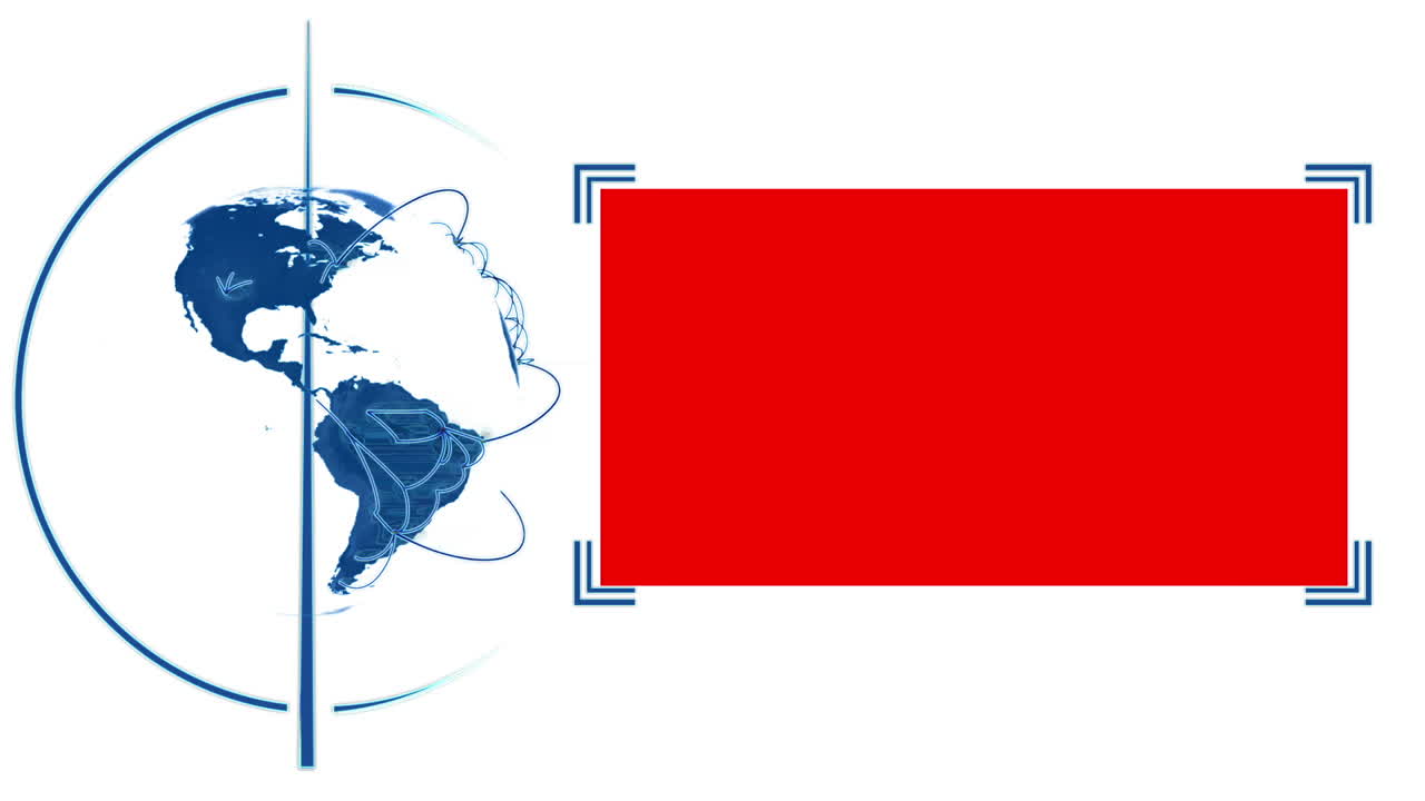 el globo terrestre girando con el espacio de copia