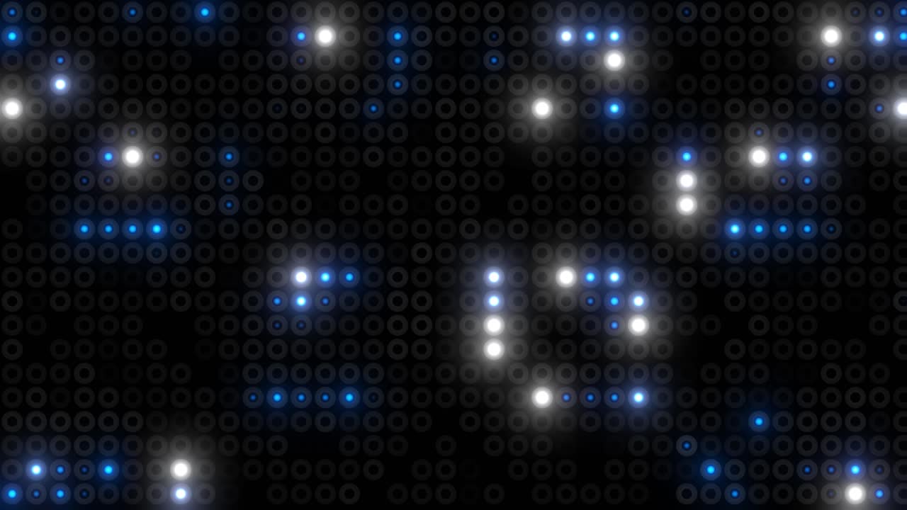 추상적인 led 조명 패턴