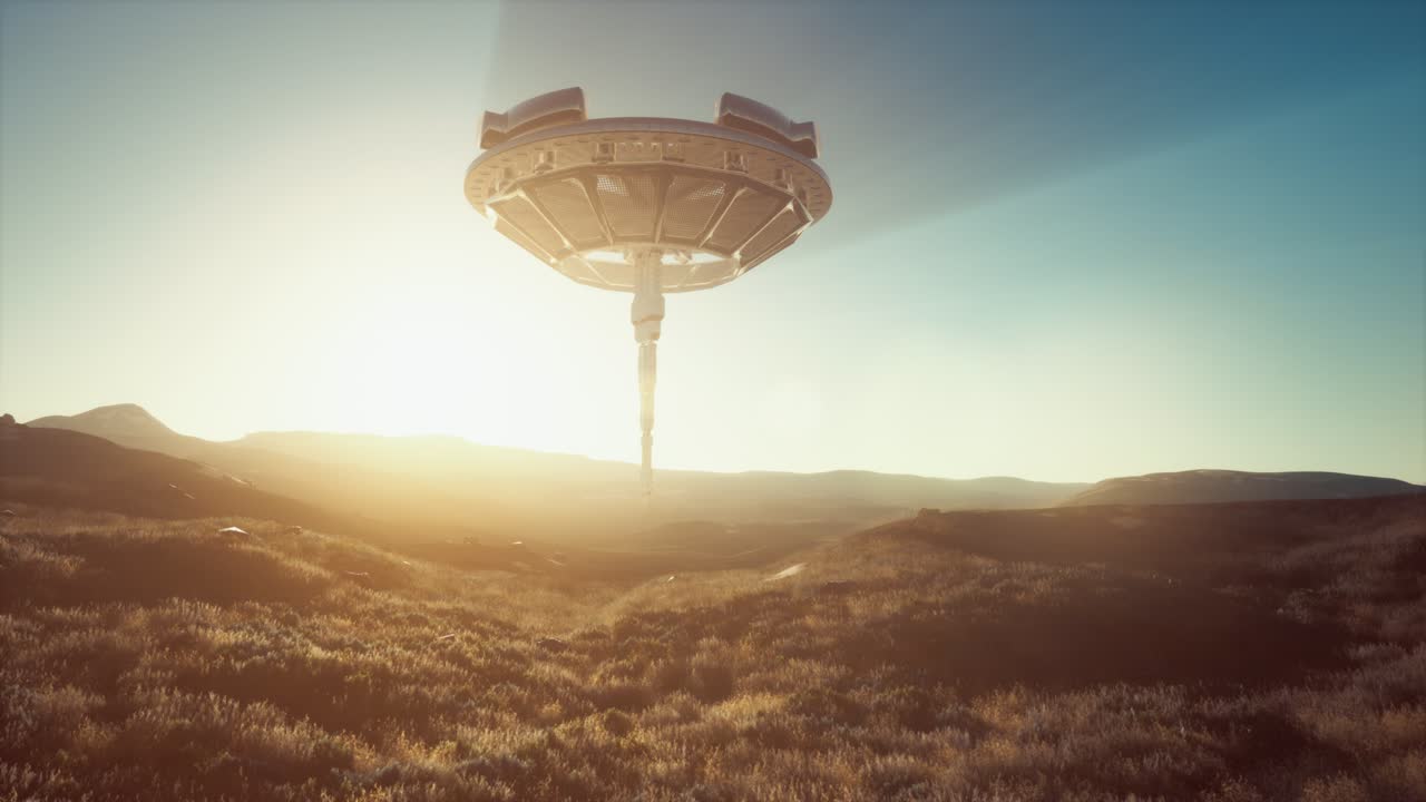 objeto volador no identificado en la tierra