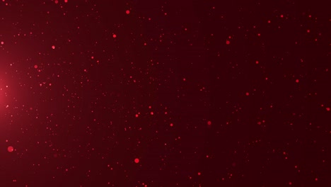 fondo de partículas rojo con destello