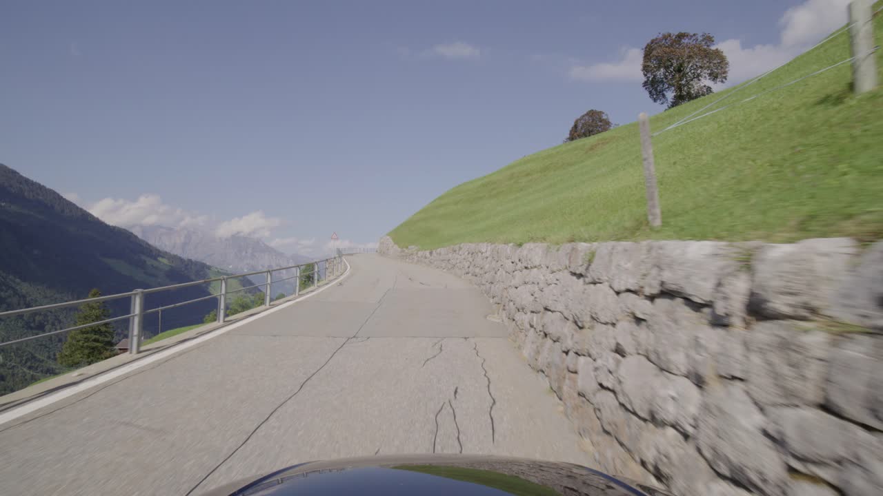 스위스 서스텐패스 주행 영상