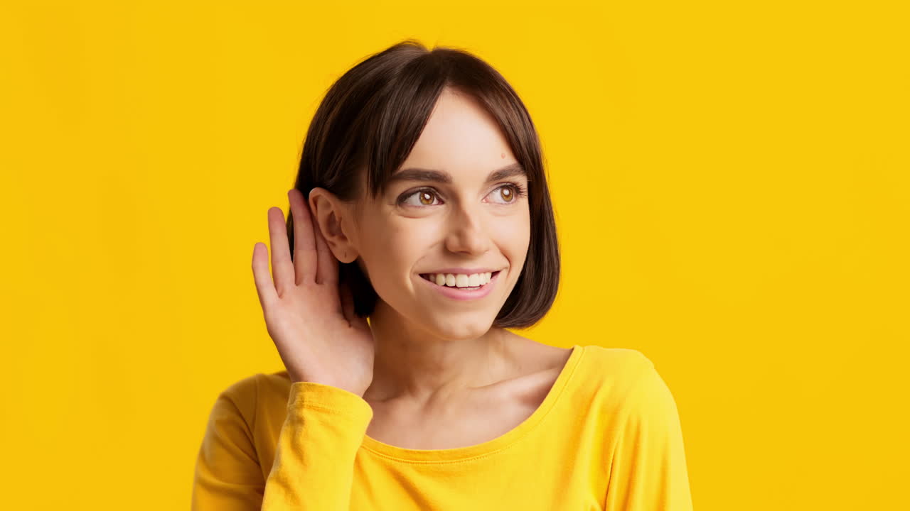 Woman Listening Carefully