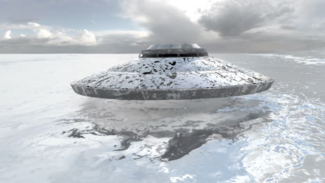 ufo in the sky