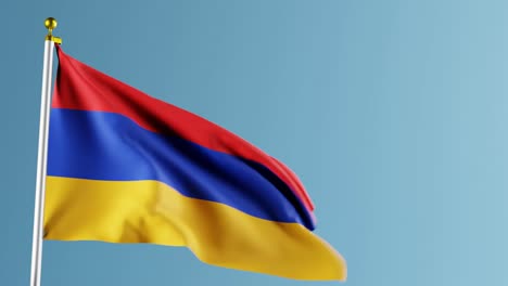 waving flag of armenia