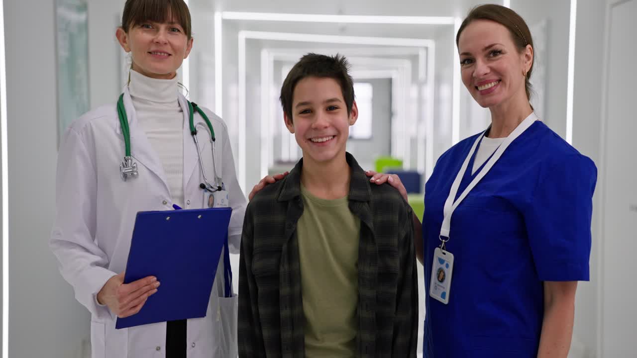 Doctor and Nurse with Patient