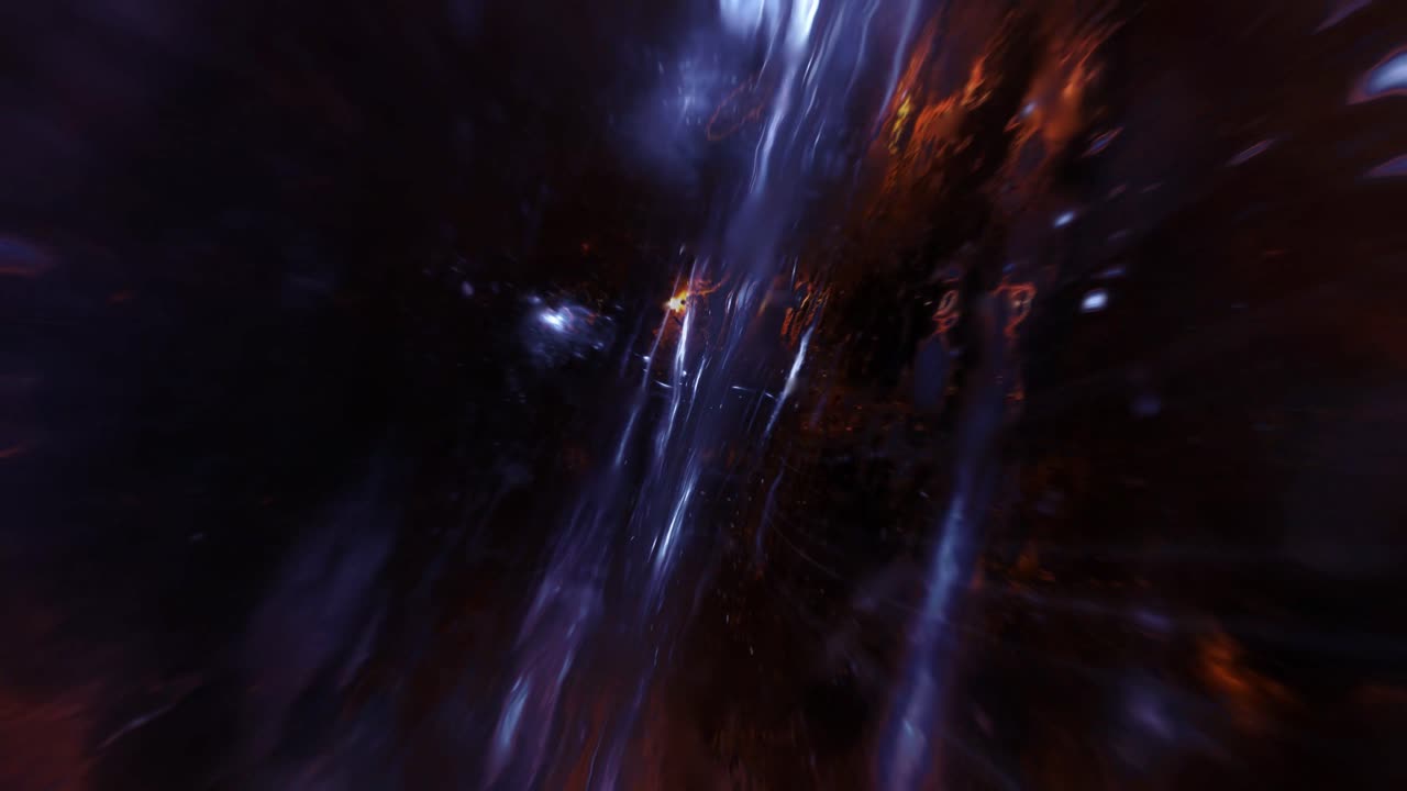 Force of the universe warping space and time, cosmic background