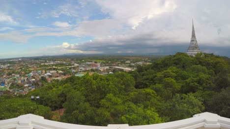 aerial view : petchaburi province , thailand