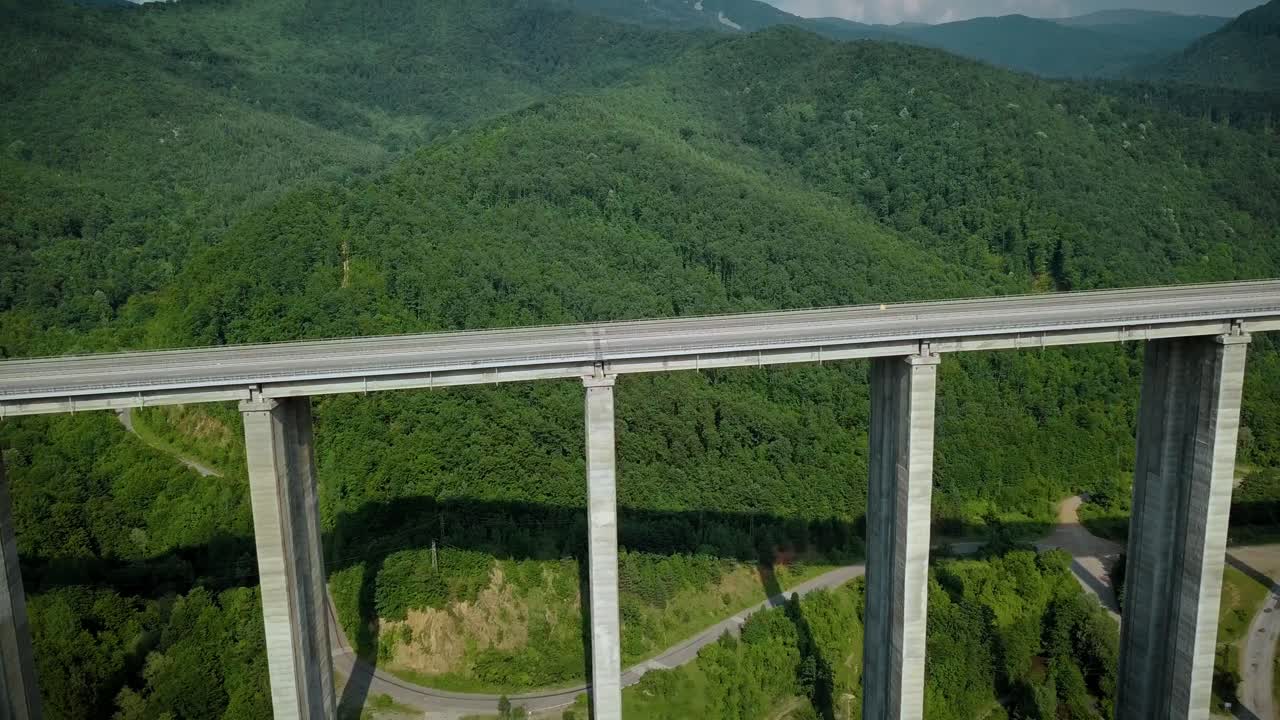 Review highway and nature in Bulgaria