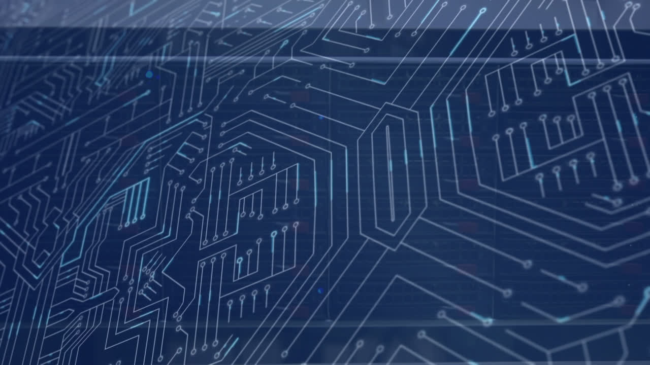 서버  ⁇ 을 통한 연결 네트워크의 애니메이션