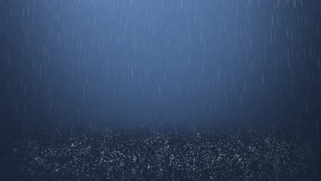 heavy torrential rain hits ground.  rain falling background water splash. climate change, weather forecast or storm concept. night scene of the rainy season. 3d animation in 4k.