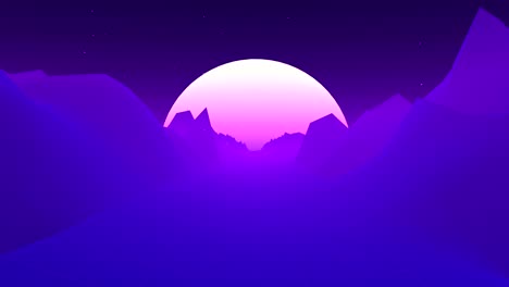 80s retro background loop animation.