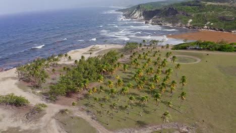 Hermosa-Costa-De-Barbados,-Paisaje-Espectacular