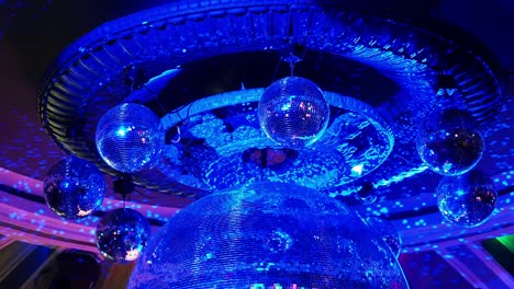 disco ball in a nightclub