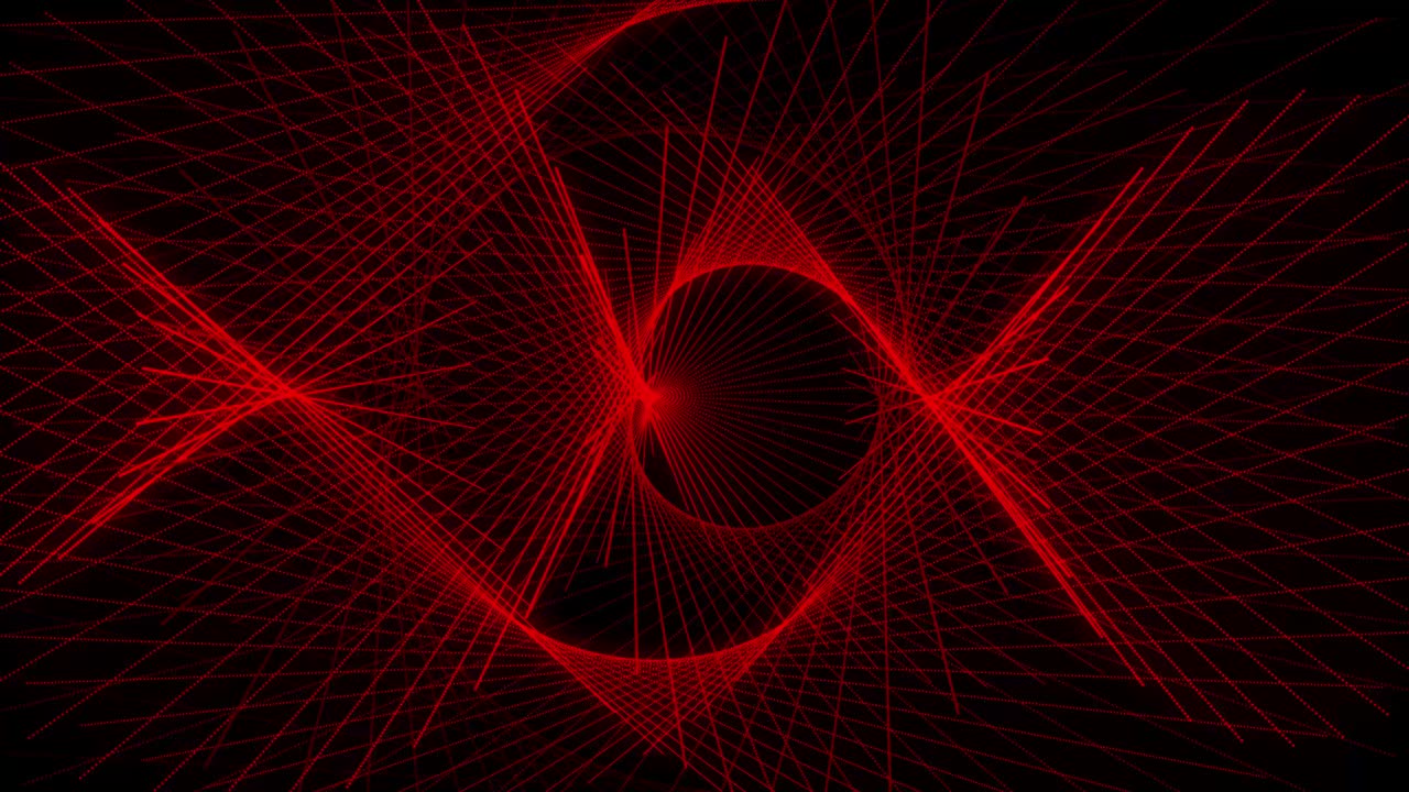 patrón de forma de punto rojo animación gráficos de movimiento