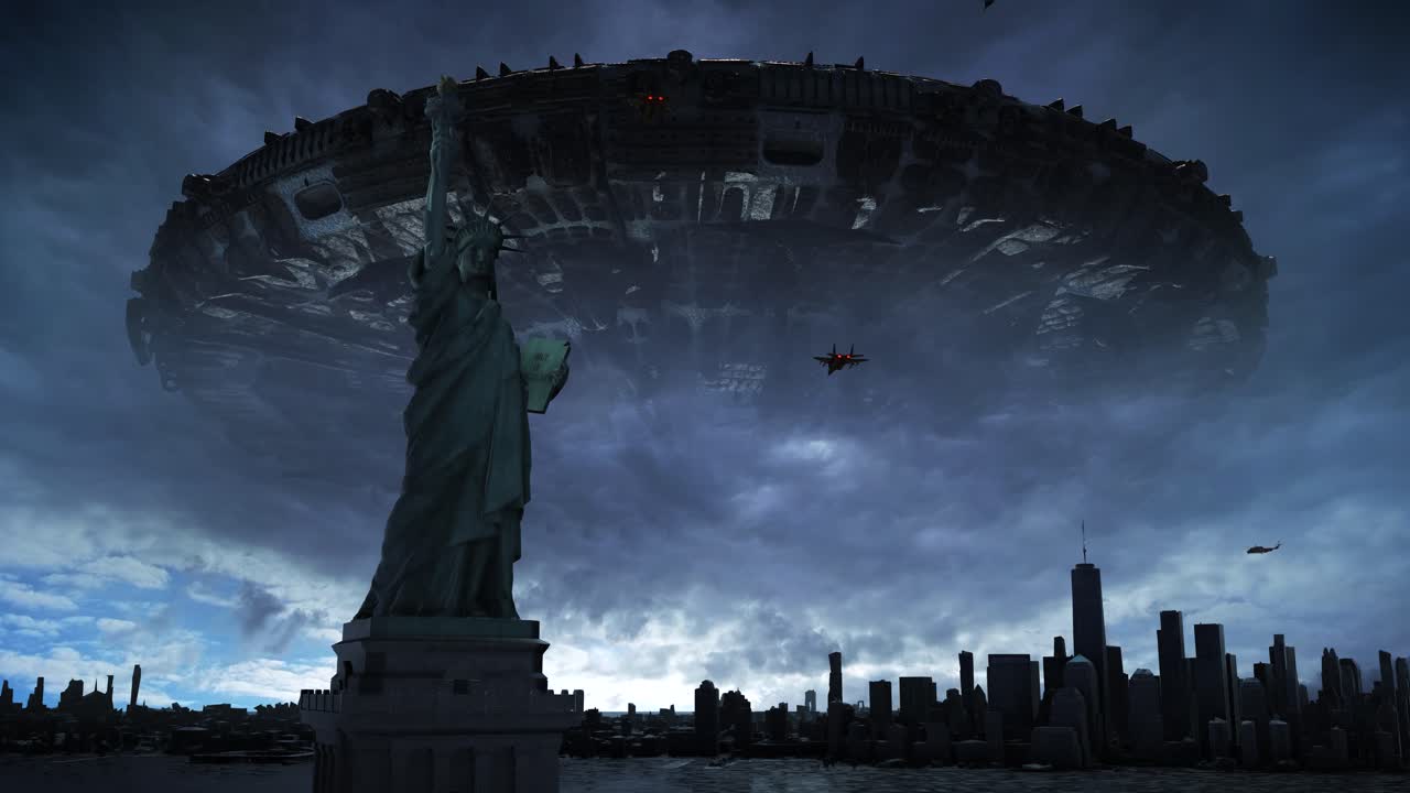 뉴욕시 위의 ufo