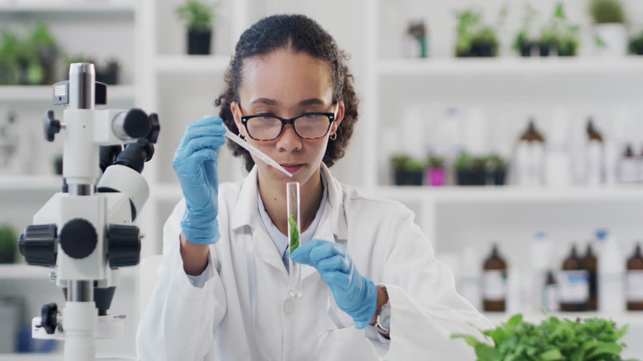 ciencia, investigación y planta de estudio de científicos