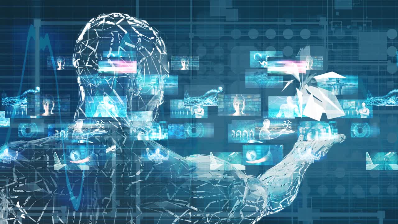 テクノロジー 未来の抽象的な背景コンセプト