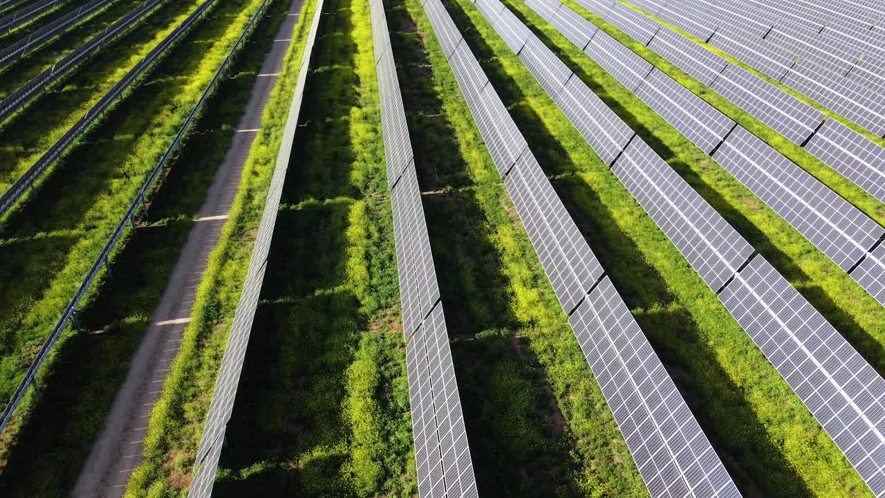 Aerial View of Solar Farm