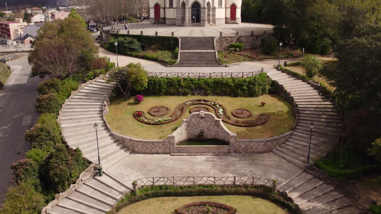Penafiel parkı kilise ile, Portekiz, Porto