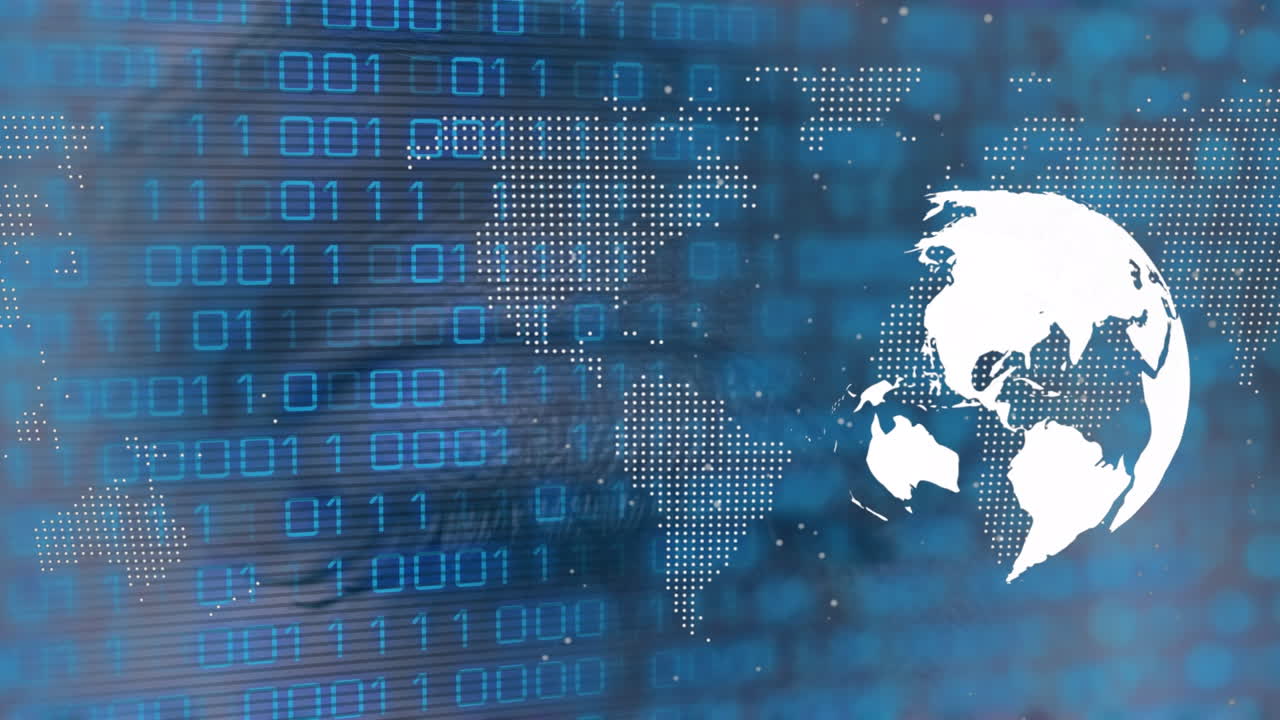 눈 위의 데이터 처리 애니메이션