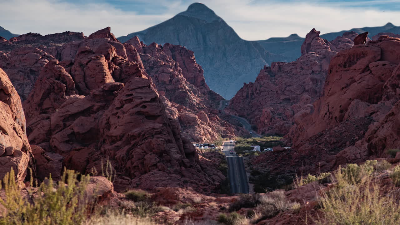 Parallax photo animation in the Valley of Fire, Nevada