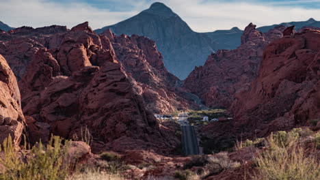 Parallax-photo-animation-in-the-Valley-of-Fire,-Nevada