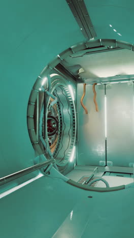 exploration of the interior module aboard the international space station