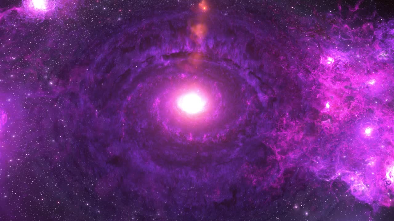 colorida nebulosa espiral en el espacio profundo