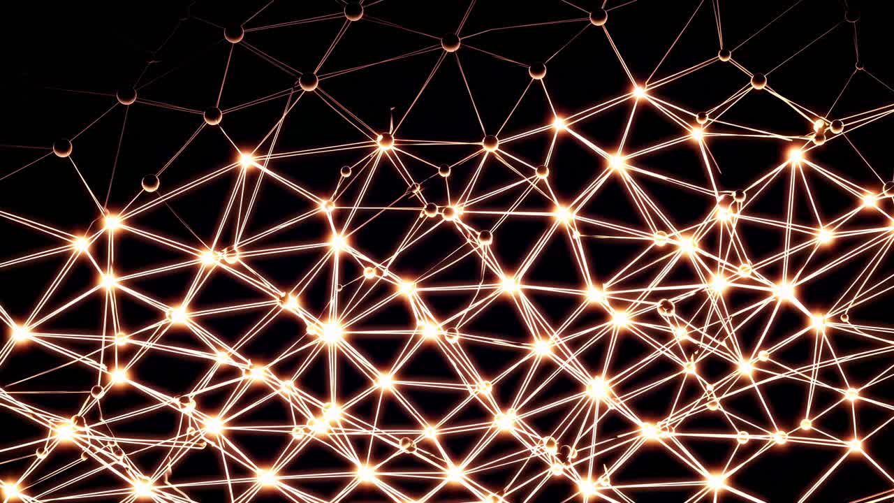 patrón de red abstracto