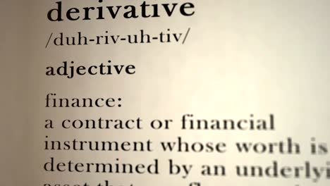 definición derivada