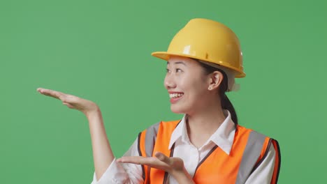 woman engineer presenting