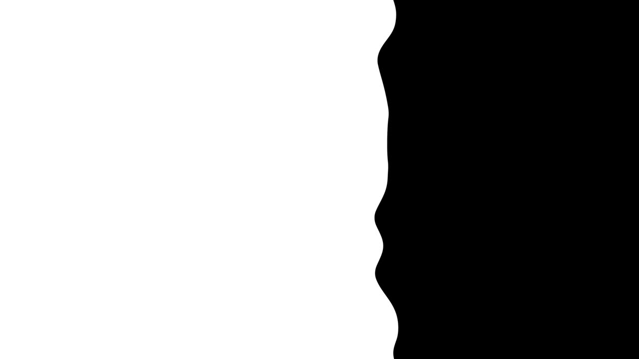 4k Animation - white Ink transition pattern background. Animation grunge, Abstract painted element. Grunge brush strokes animation. Underline and border design. White and black.