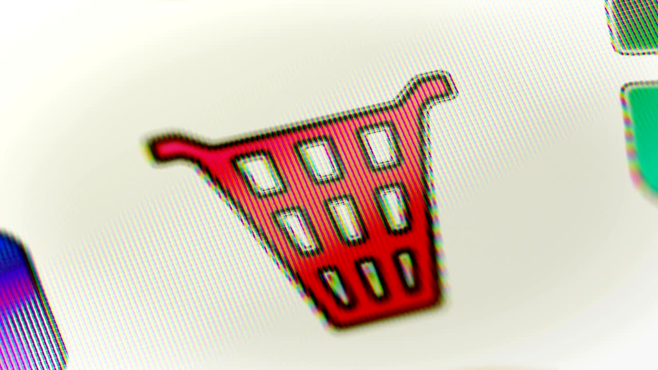 el icono de la basura en la pantalla.