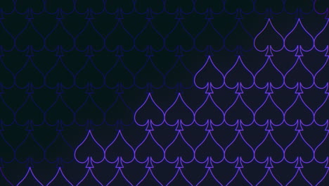 pokers timeless symbol stylish purple and black spade pattern