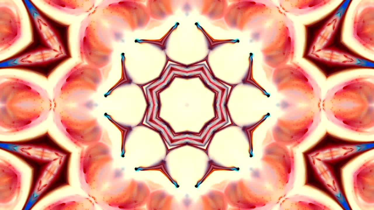 movimiento de fondo de kaleidoscopio abstractamente colorido