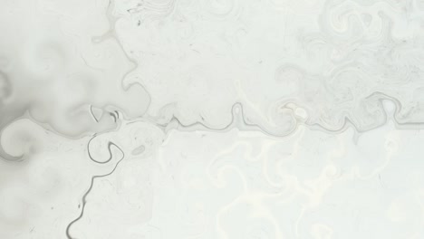 computerized animation of grey color waves mixing and floating on a light background