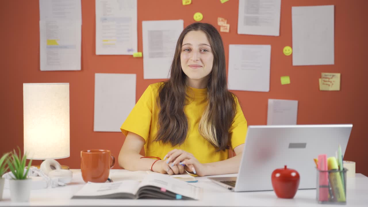 retrato positivo de una niña.