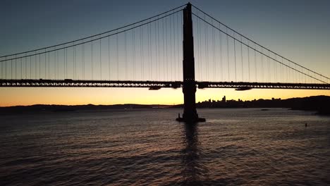 Luftüberführung-über-Die-Golden-Gate-Bridge-In-San-Francisco