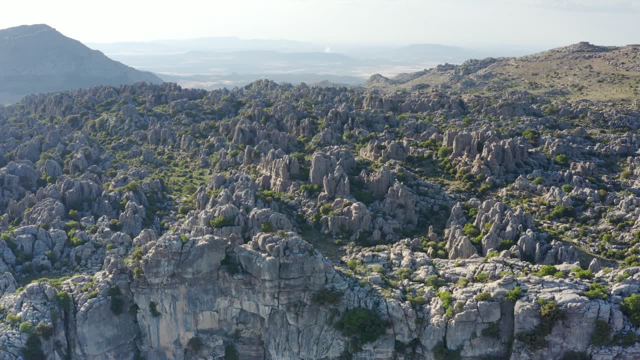 Rocky Mountain Landscape Aerial View