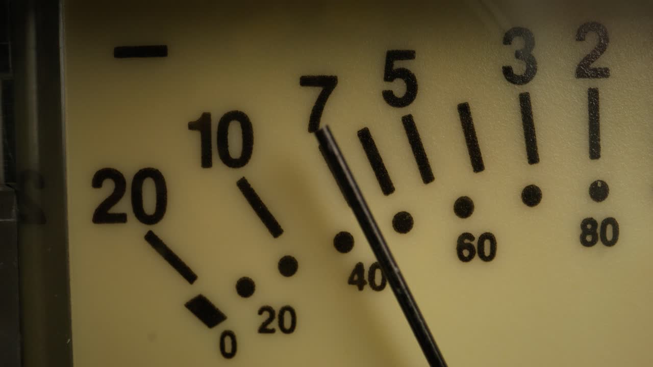 아날로그 미터 디스플레이