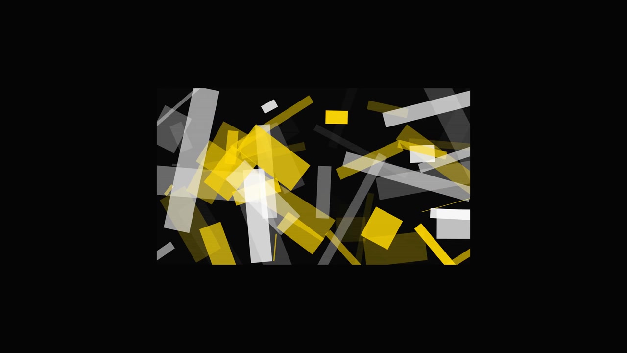 Abstract Motion Graphics Featuring Geometric Shapes and Lines