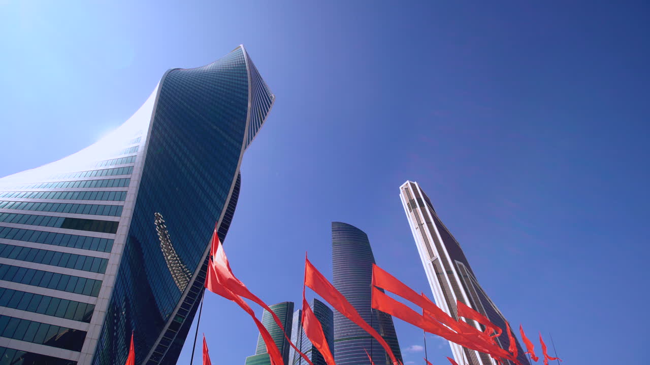 Modern Skyscrapers in Moscow