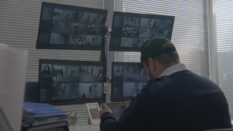 sistema de vigilancia de vigilancia del guardia de seguridad