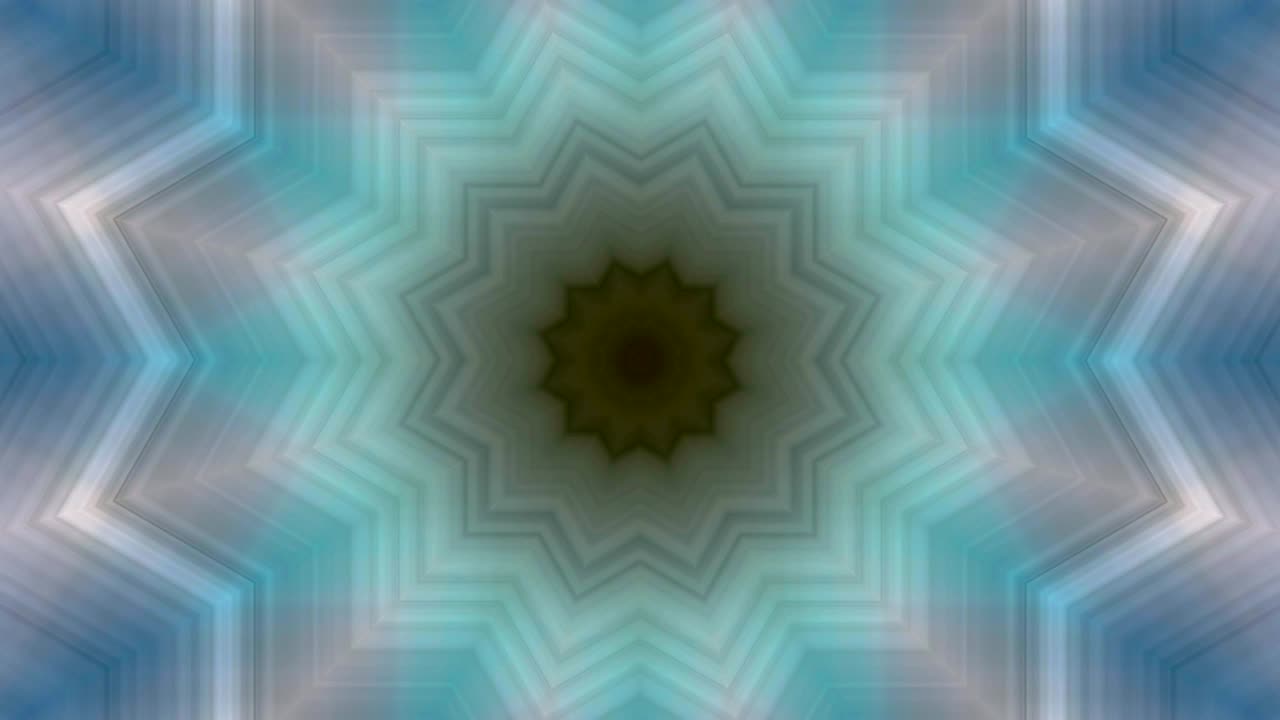 patrones de secuencia de caleidoscopio virtual, ciclo infinito o sin costuras.