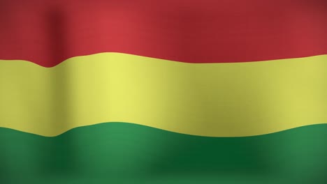 animación de la bandera en movimiento de ghana ondeando