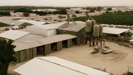 Aerial-shot-of-farm-located-in-Kuwait