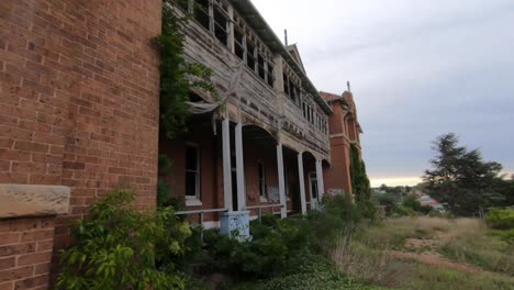 burnt out and abandoned building