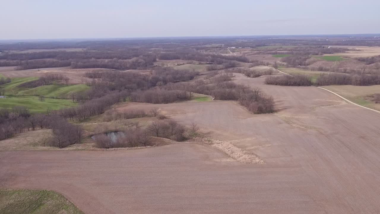 una granja en el medio oeste de los estados unidos