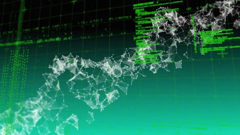 Animation-of-dna-strand-spinning-and-medical-data-processing